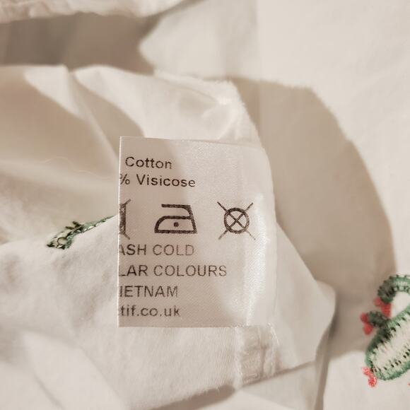 Collectif London Cactus Button Swing Dress Size 10 Southwestern Pinup Pockets - Picture 10 of 13